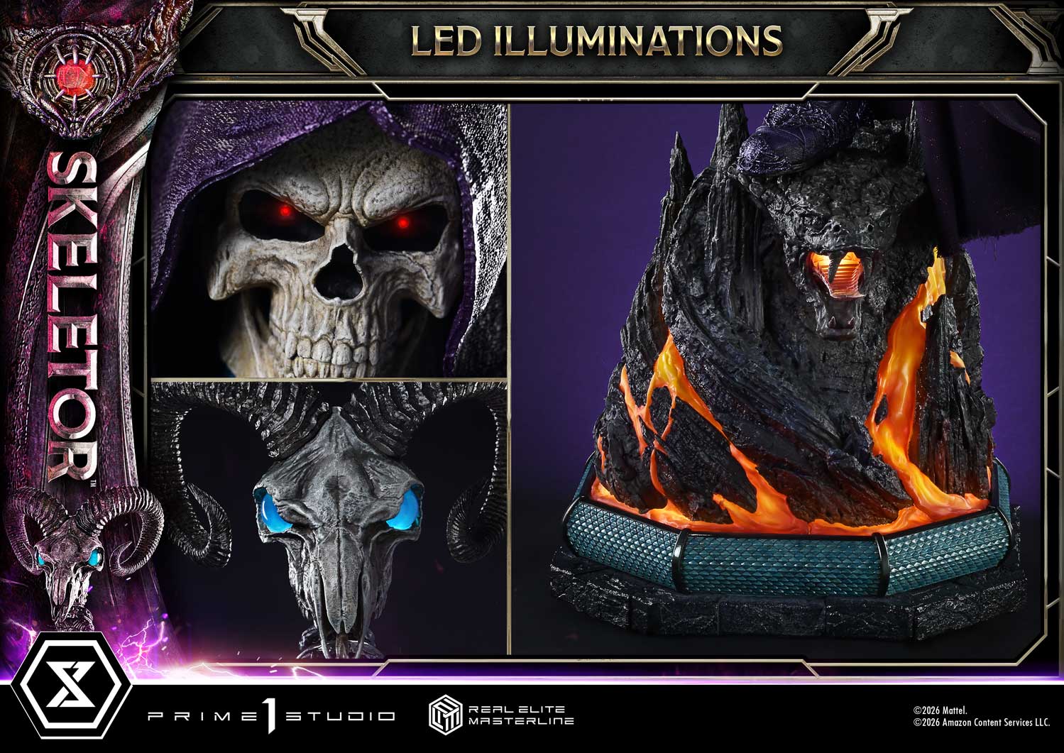 Real Elite Masterline Masters of the Universe (2026 Film) Skeletor Bonus Version - Prime1Studio - Image 11