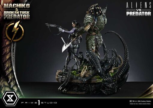 Ultimate Premium Masterline Aliens vs Predator (Comic) Machiko & Broken Tusk Predator Deluxe Version - Prime1Studio - Image 19