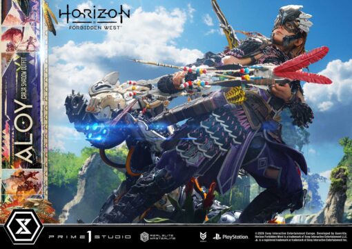 Real Elite Masterline Horizon Forbidden West Aloy Carja Shadow Outfit Deluxe Version - Prime1Studio - Image 14