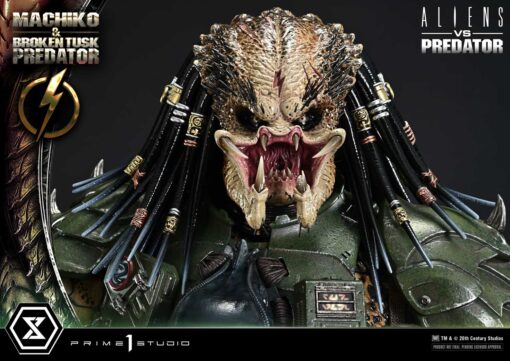 Ultimate Premium Masterline Aliens vs Predator (Comic) Machiko & Broken Tusk Predator Deluxe Version - Prime1Studio - Image 14