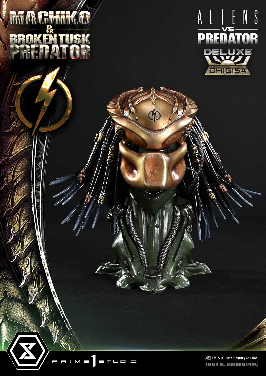 Ultimate Premium Masterline Aliens vs Predator (Comic) Machiko & Broken Tusk Predator Deluxe Version - Prime1Studio - Image 15