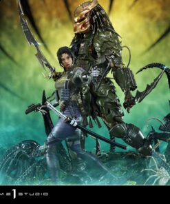 Ultimate Premium Masterline Aliens vs Predator (Comic) Machiko & Broken Tusk Predator Deluxe Version - Prime1Studio - Image 11