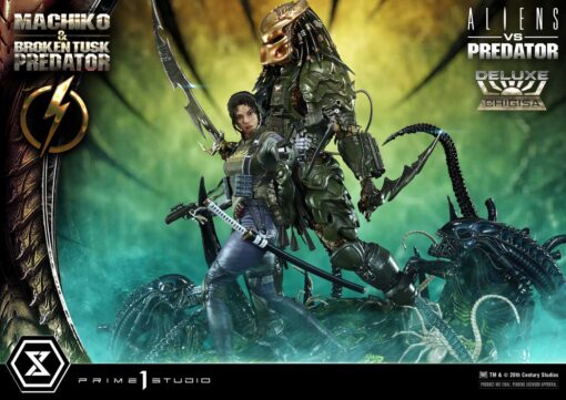 Ultimate Premium Masterline Aliens vs Predator (Comic) Machiko & Broken Tusk Predator Deluxe Version - Prime1Studio - Image 11