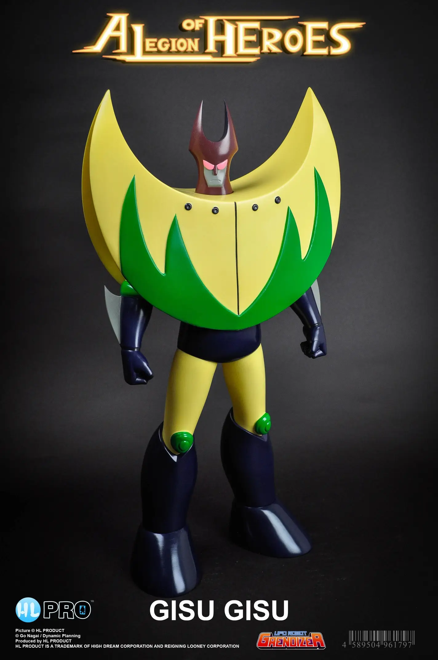 UFO Robot Grendizer β Saucer Beast Gisu Gisu (40cm Sofubi Series) By Art Storm