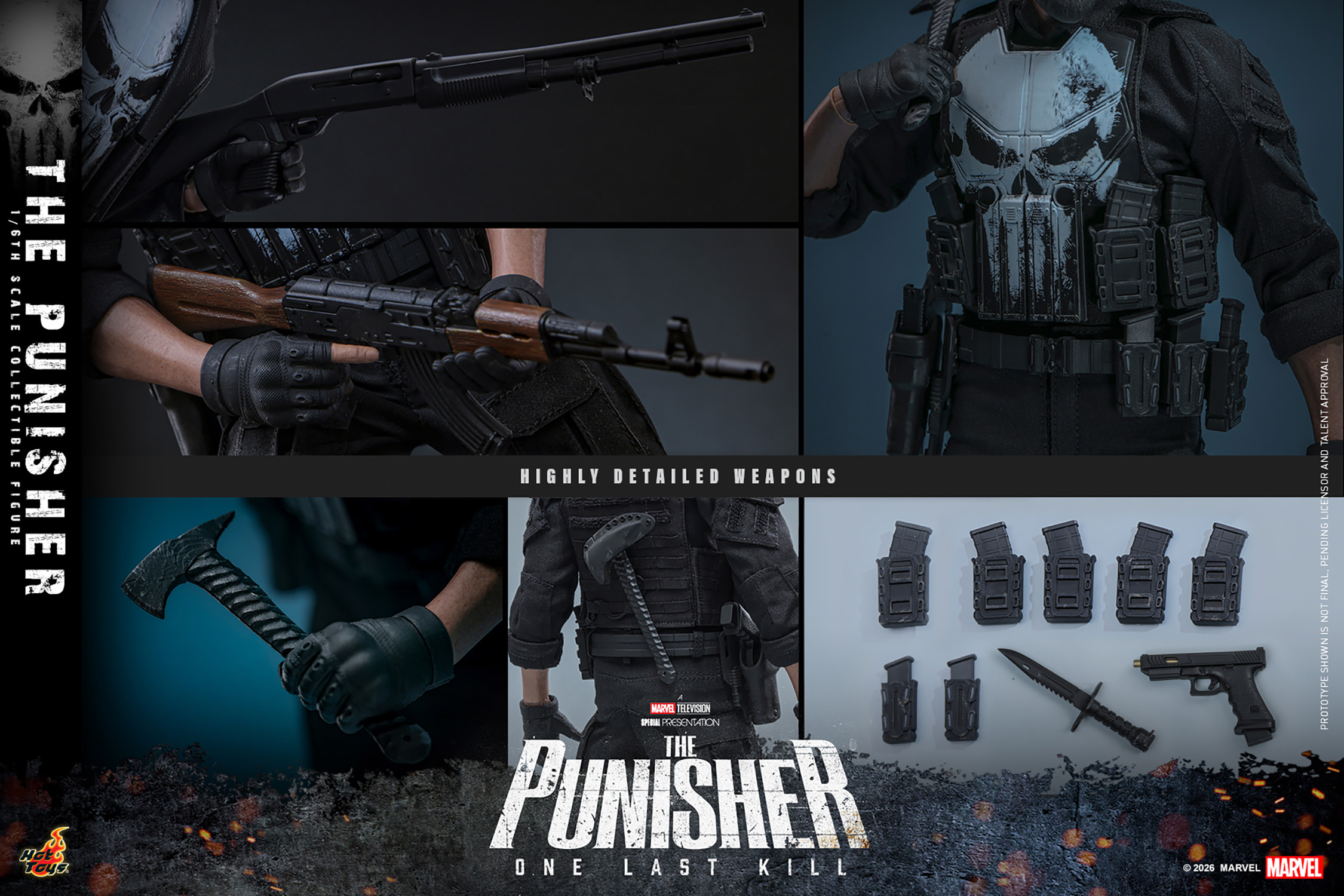The Punisher Sixth Scale Figure - Hot Toys - Image 5