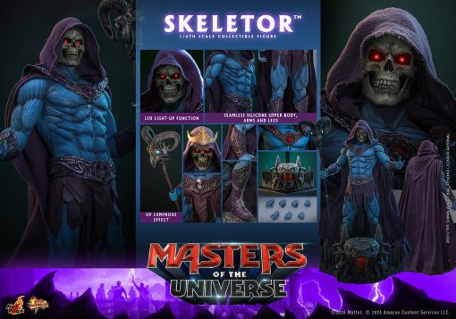 Skeletor Sixth Scale Figure - Hot Toys - Image 3