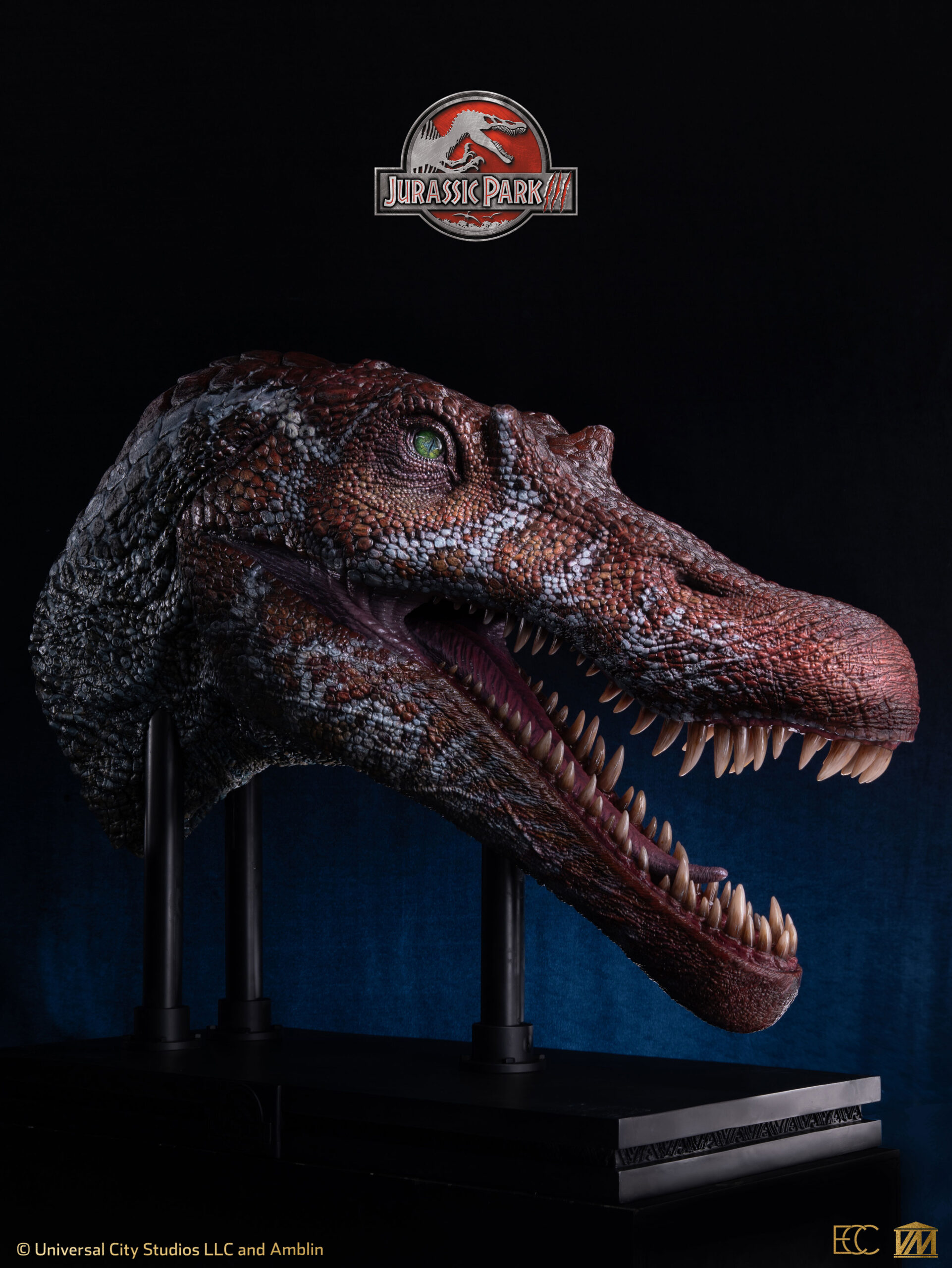 Jurassic Park 3: Spinosaurus Half-Scale Head Prop Reproduction - ECC - Image 16