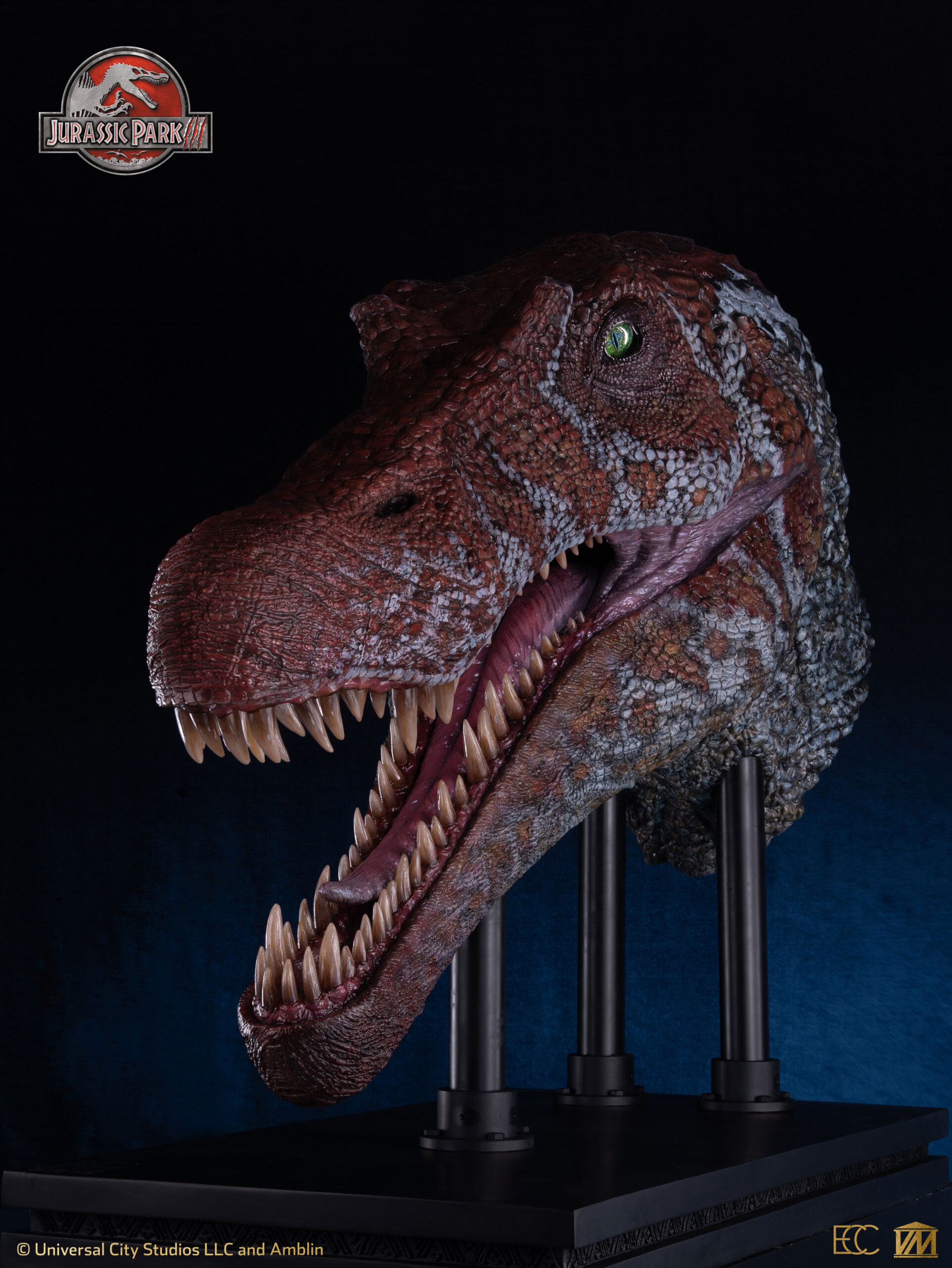 Jurassic Park 3: Spinosaurus Half-Scale Head Prop Reproduction - ECC