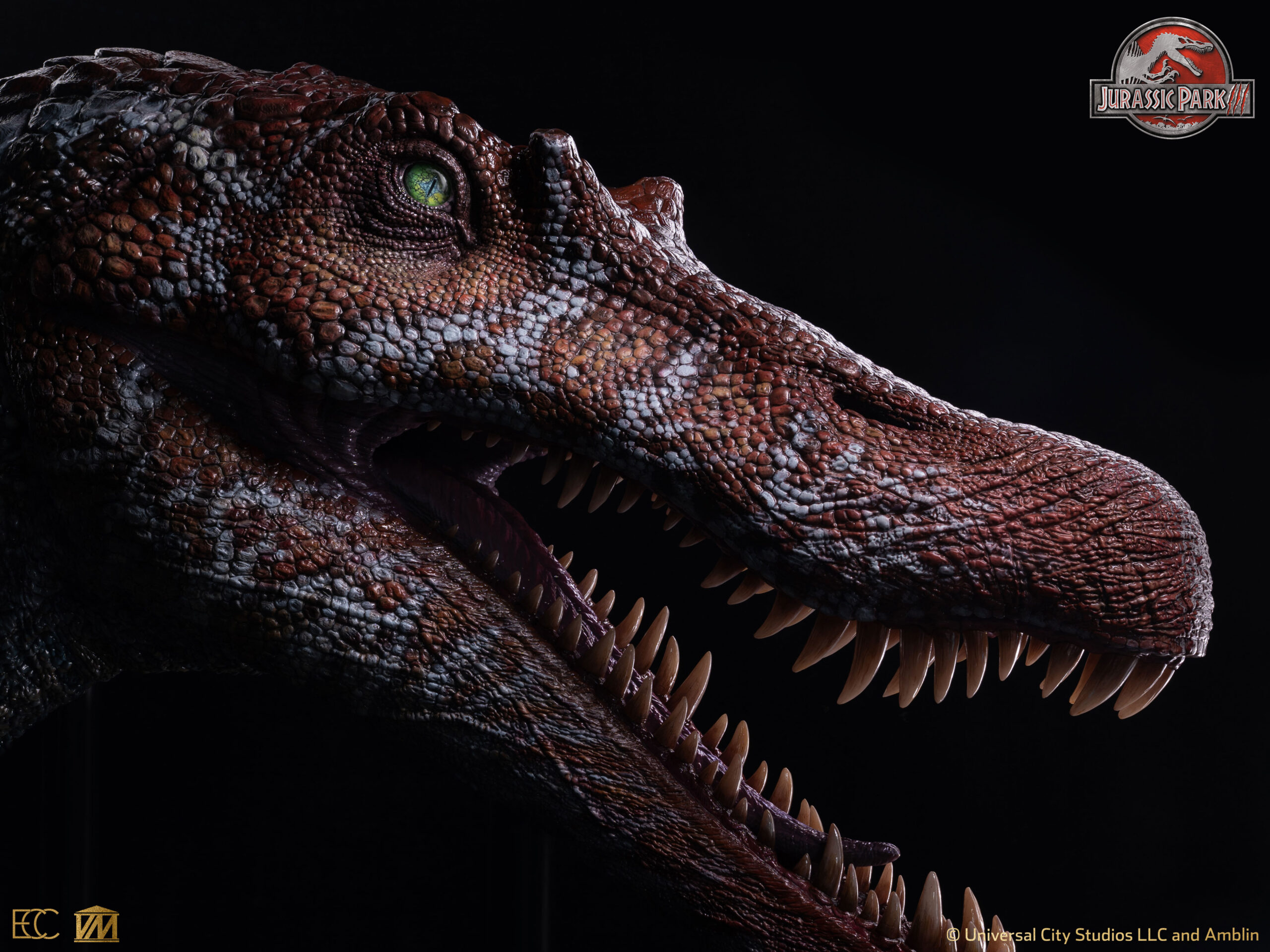 Jurassic Park 3: Spinosaurus Half-Scale Head Prop Reproduction - ECC - Image 7