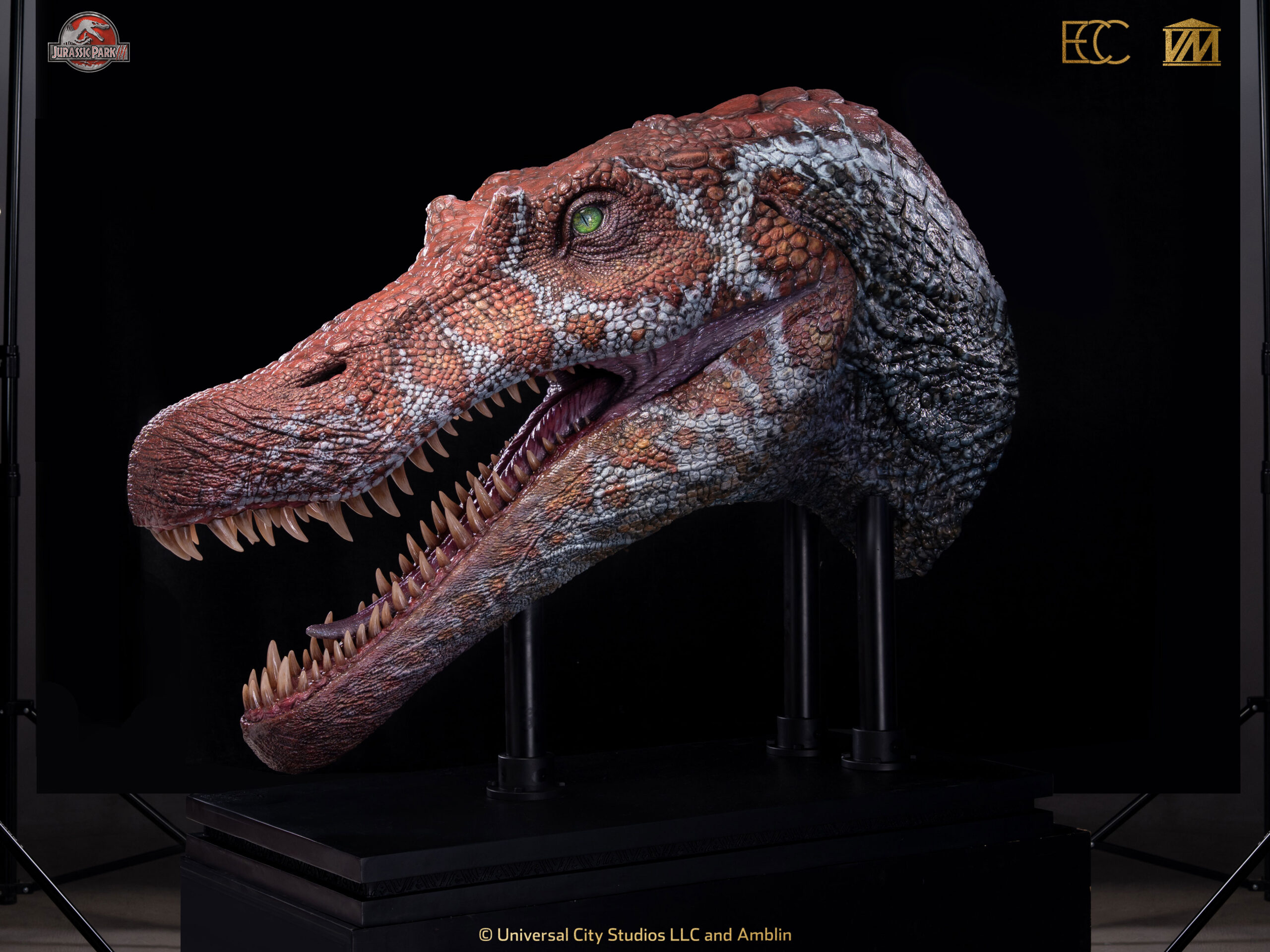 Jurassic Park 3: Spinosaurus Half-Scale Head Prop Reproduction - ECC - Image 8