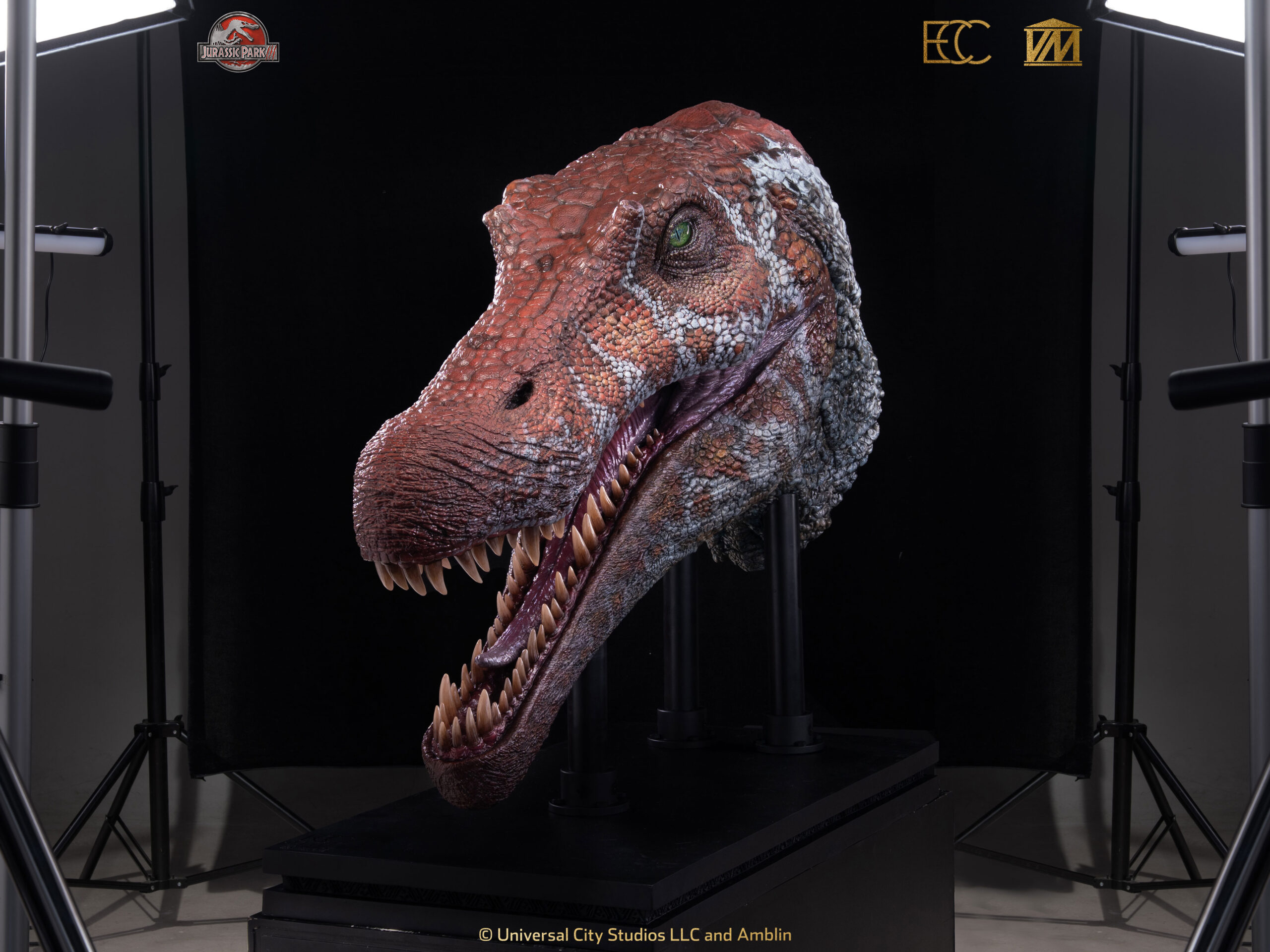 Jurassic Park 3: Spinosaurus Half-Scale Head Prop Reproduction - ECC - Image 4