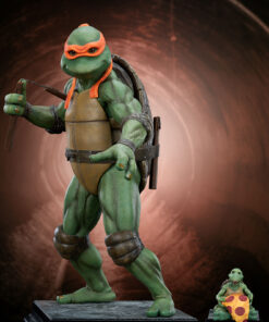 TMNT MICHELANGELO 1:2 SCALE STATUE DELUXE EDITION - PCS Collectibles