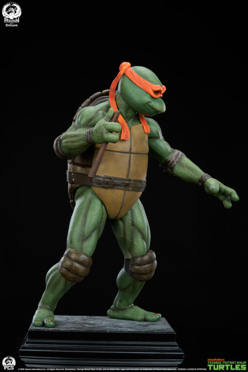 TMNT MICHELANGELO 1:2 SCALE STATUE DELUXE EDITION - PCS Collectibles - Image 9