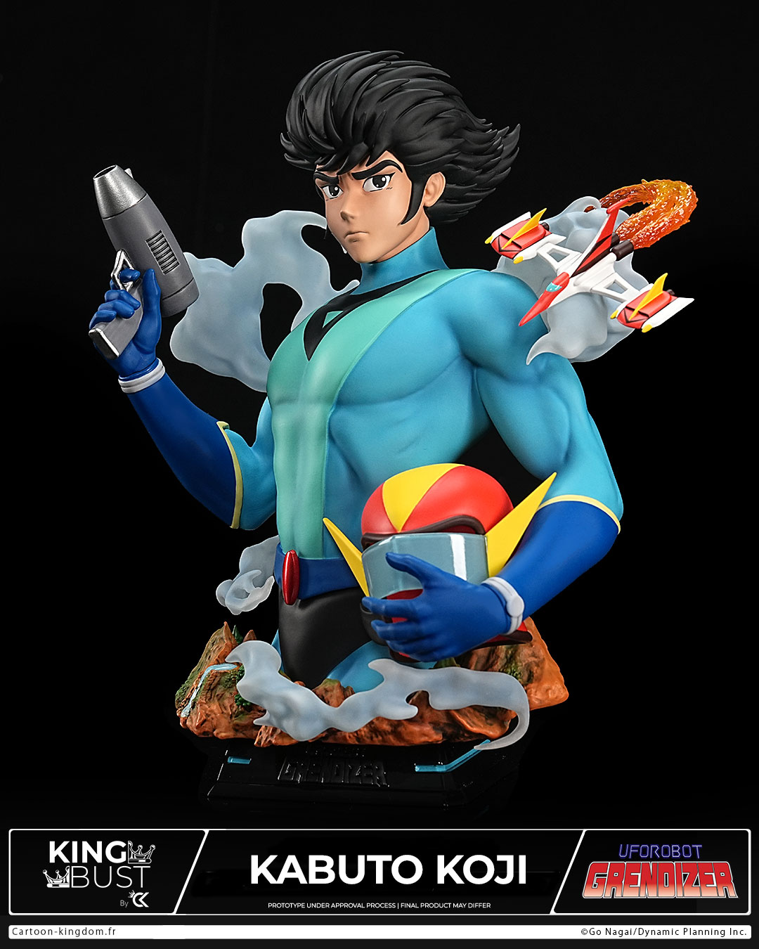 Kabuto Koji "King Bust" 1/4 Scale By Cartoon Kingdom "UFO ROBOT GRENDIZER" - Image 3