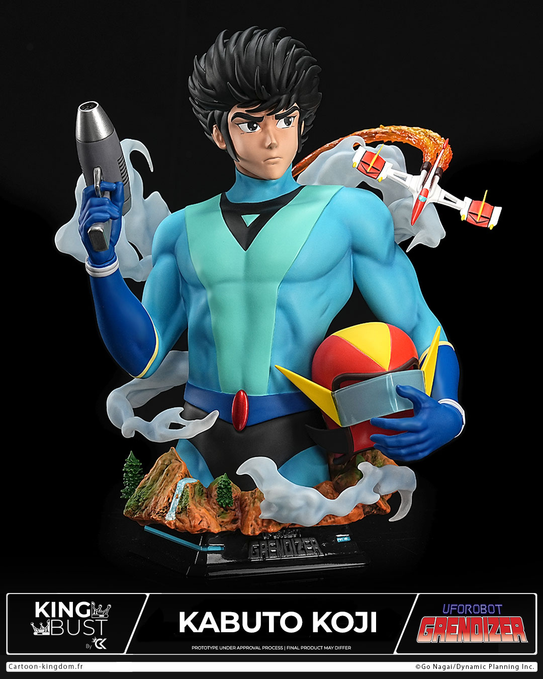 Kabuto Koji "King Bust" 1/4 Scale By Cartoon Kingdom "UFO ROBOT GRENDIZER" - Image 4