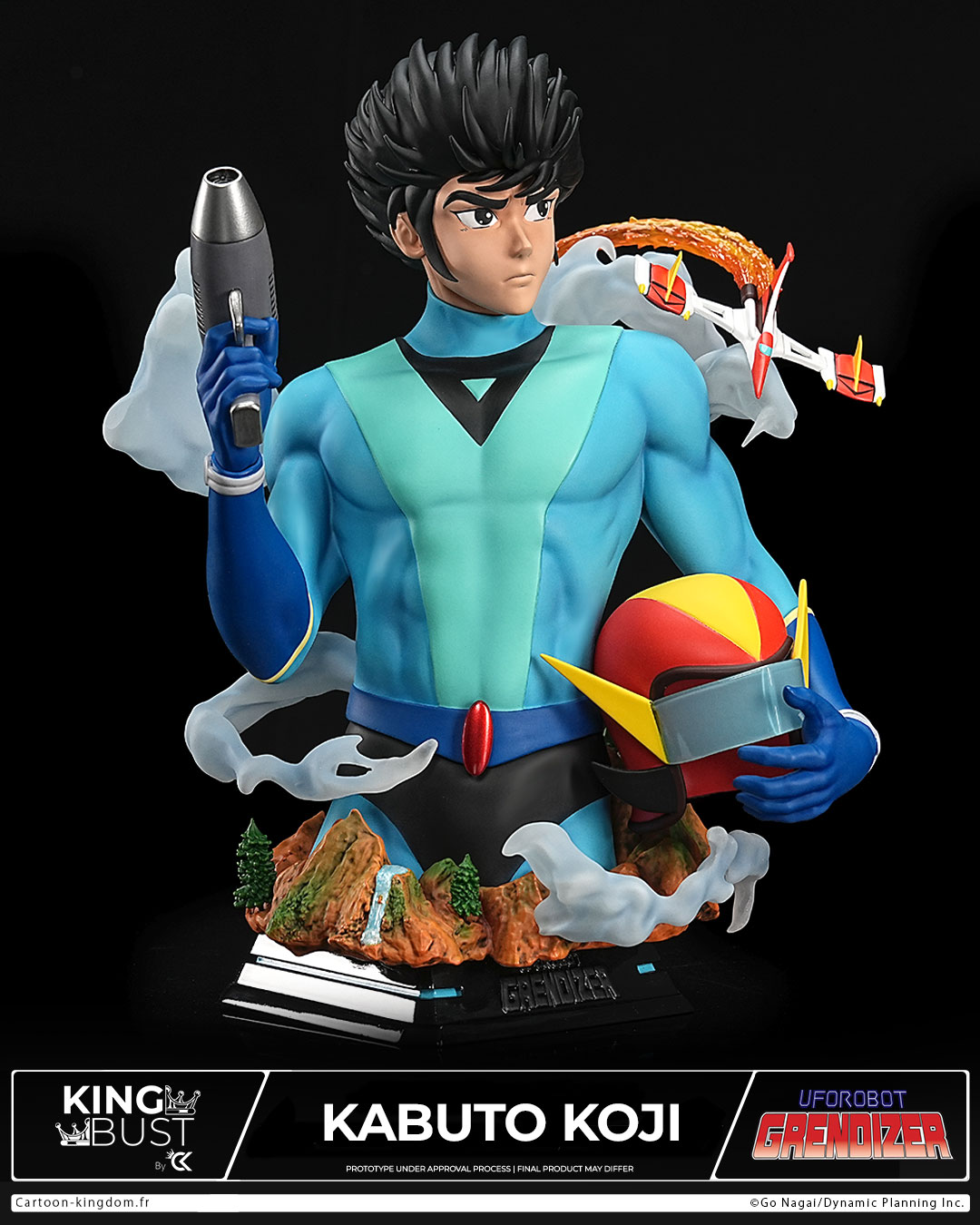 Kabuto Koji "King Bust" 1/4 Scale By Cartoon Kingdom "UFO ROBOT GRENDIZER" - Image 5