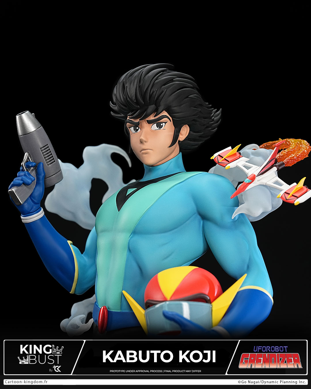 Kabuto Koji "King Bust" 1/4 Scale By Cartoon Kingdom "UFO ROBOT GRENDIZER" - Image 10
