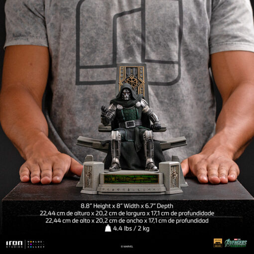 Doctor Doom on Throne - Avengers: Doomsday - Deluxe Art Scale 1/10 - Iron Studios - Image 2