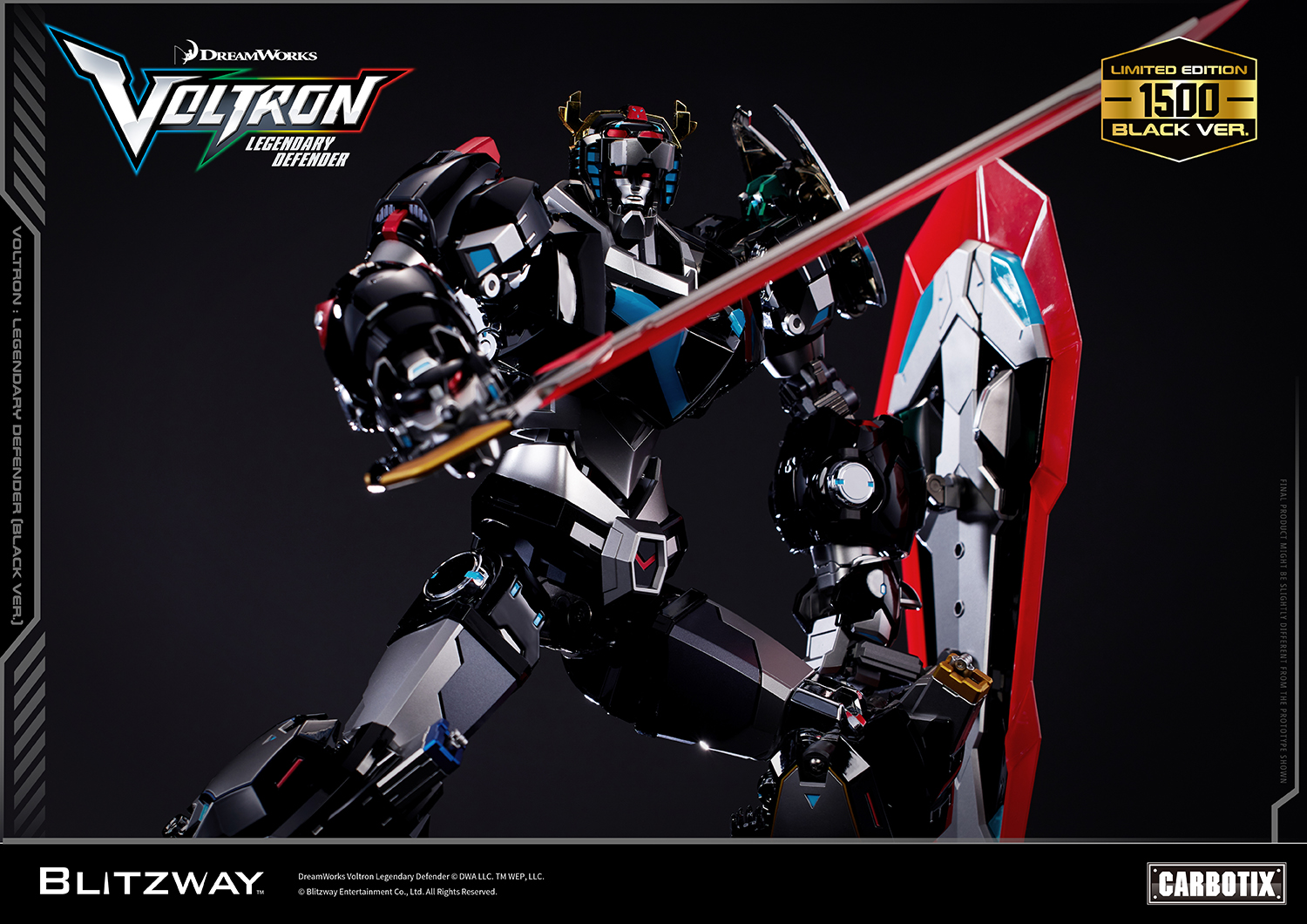 BLITZWAY Carbotix – Voltron: Legendary Defender (Black Ver.) Limited edition - Image 13