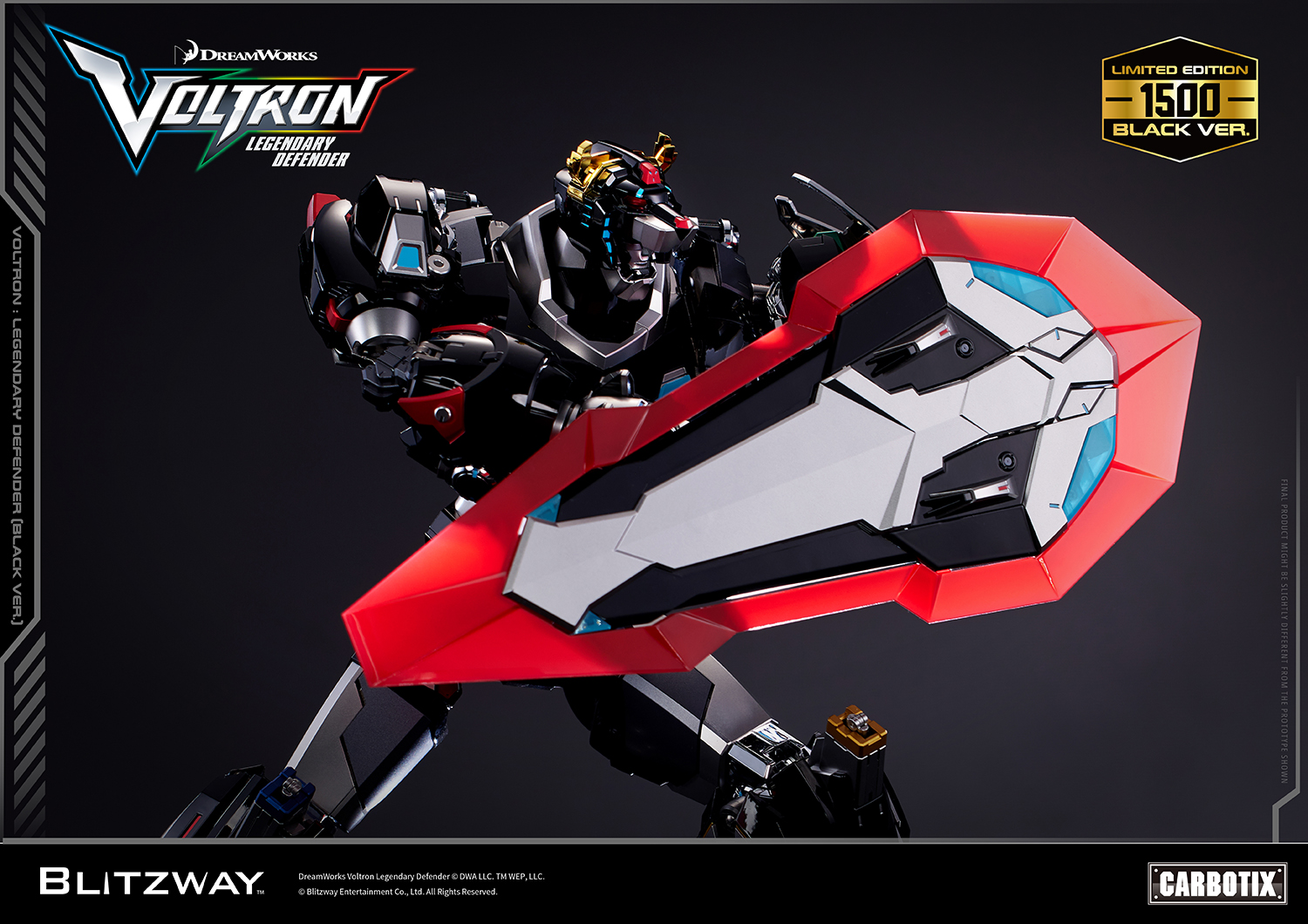 BLITZWAY Carbotix – Voltron: Legendary Defender (Black Ver.) Limited edition - Image 14