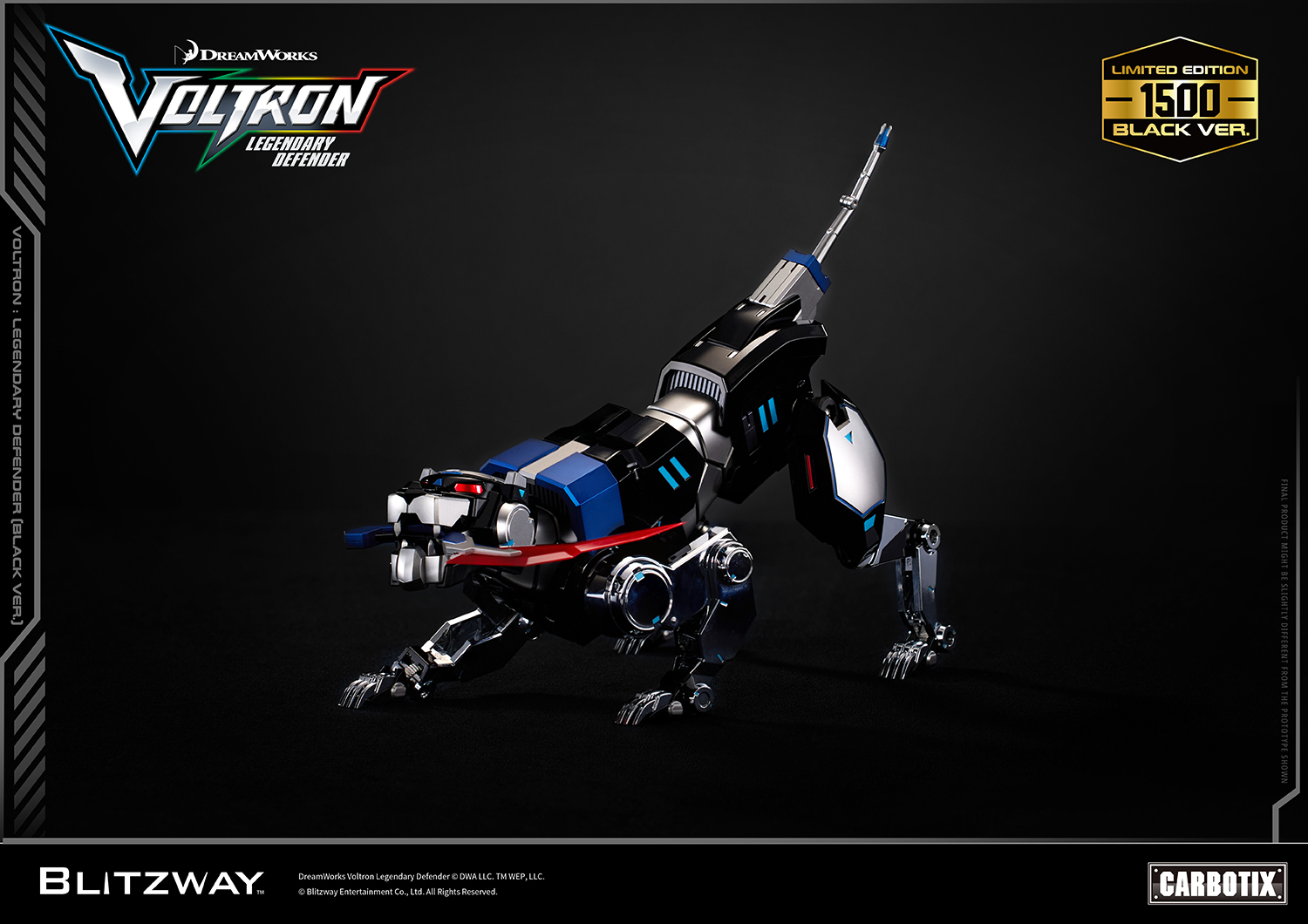 BLITZWAY Carbotix – Voltron: Legendary Defender (Black Ver.) Limited edition - Image 21