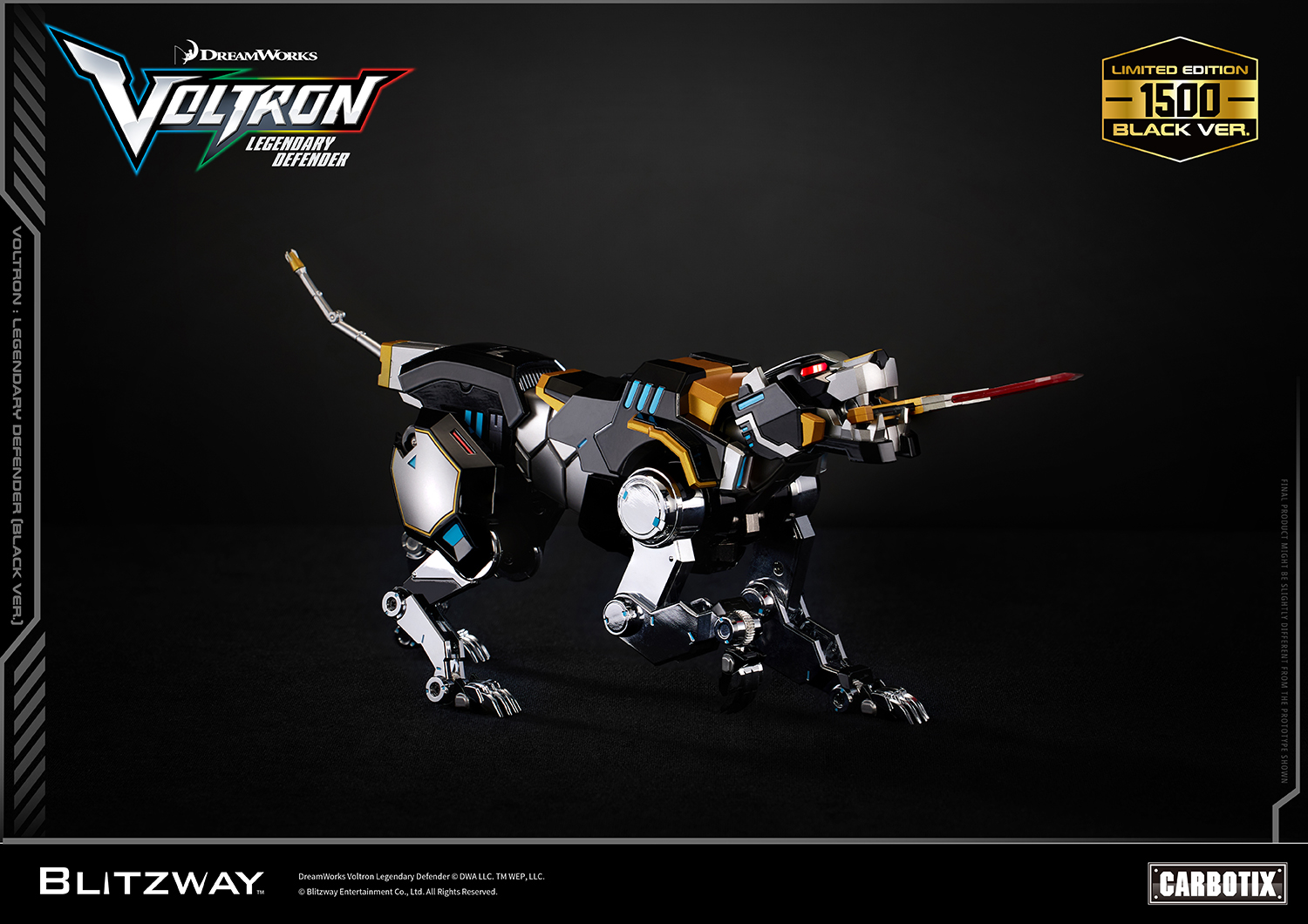 BLITZWAY Carbotix – Voltron: Legendary Defender (Black Ver.) Limited edition - Image 22