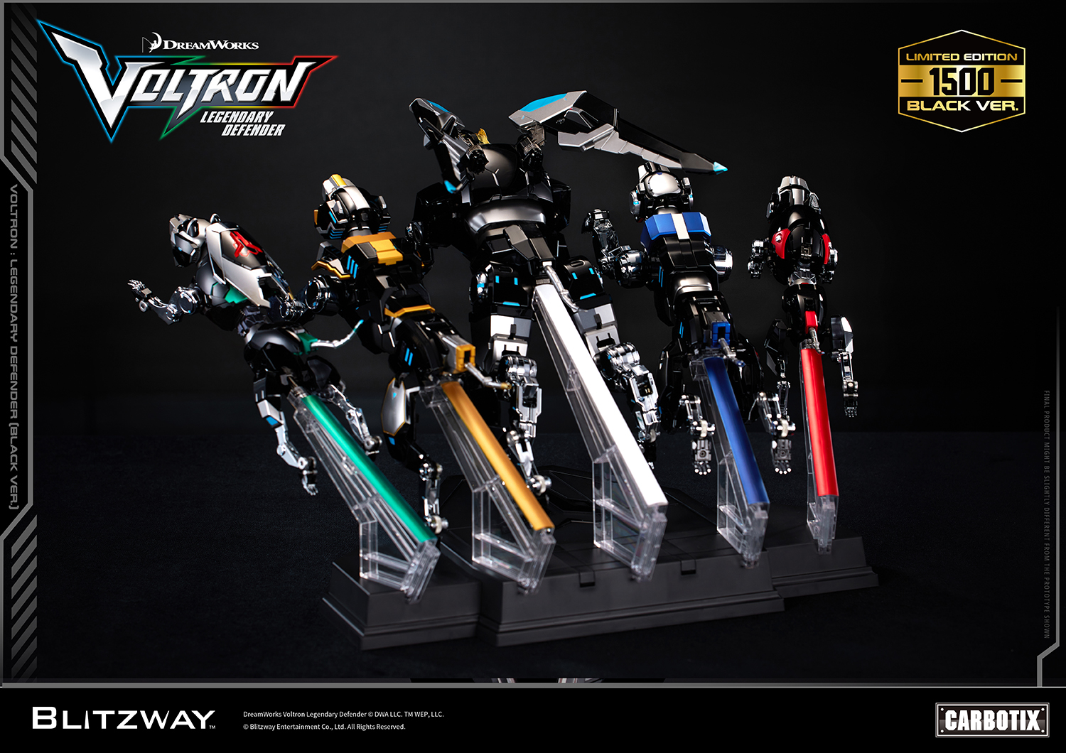 BLITZWAY Carbotix – Voltron: Legendary Defender (Black Ver.) Limited edition - Image 24