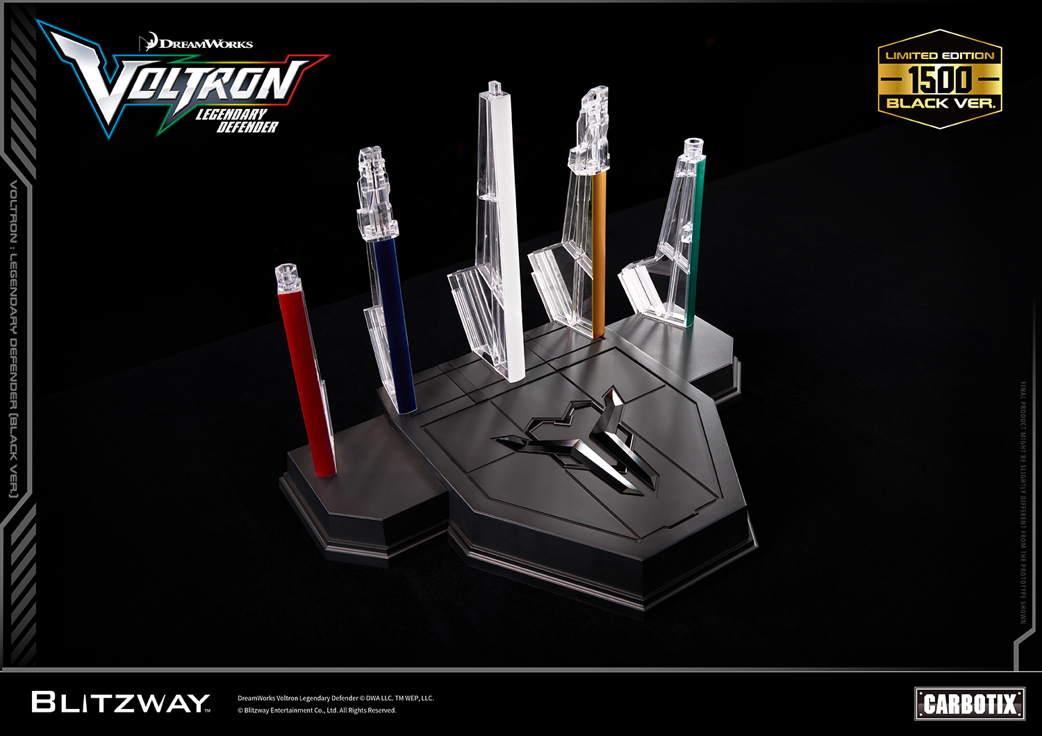 BLITZWAY Carbotix – Voltron: Legendary Defender (Black Ver.) Limited edition - Image 25