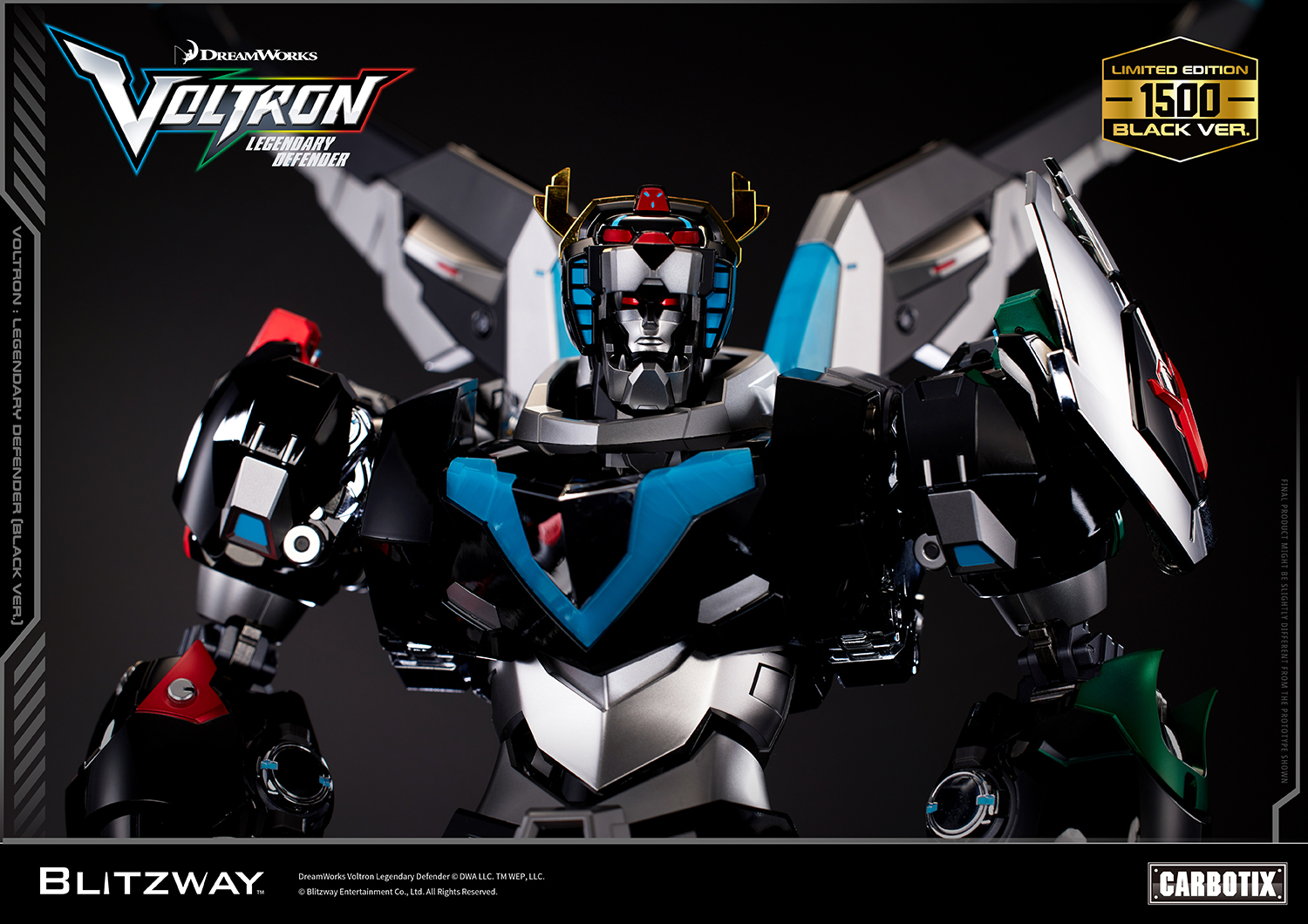 BLITZWAY Carbotix – Voltron: Legendary Defender (Black Ver.) Limited edition - Image 6