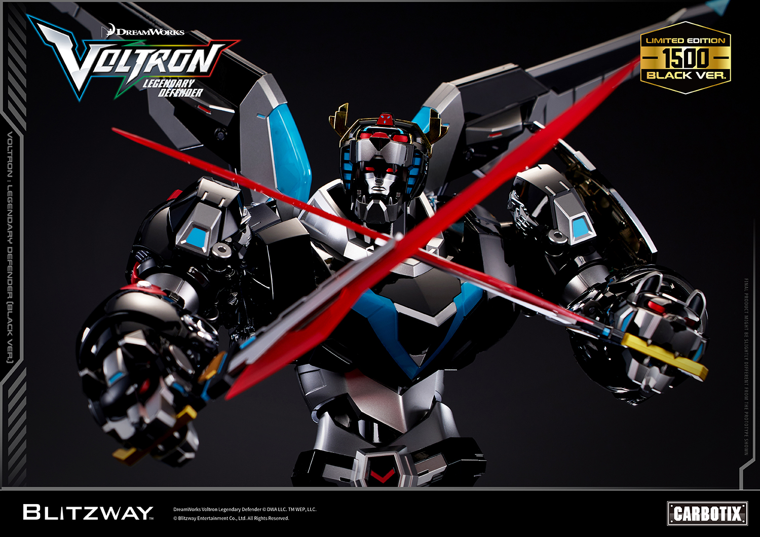 BLITZWAY Carbotix – Voltron: Legendary Defender (Black Ver.) Limited edition - Image 8