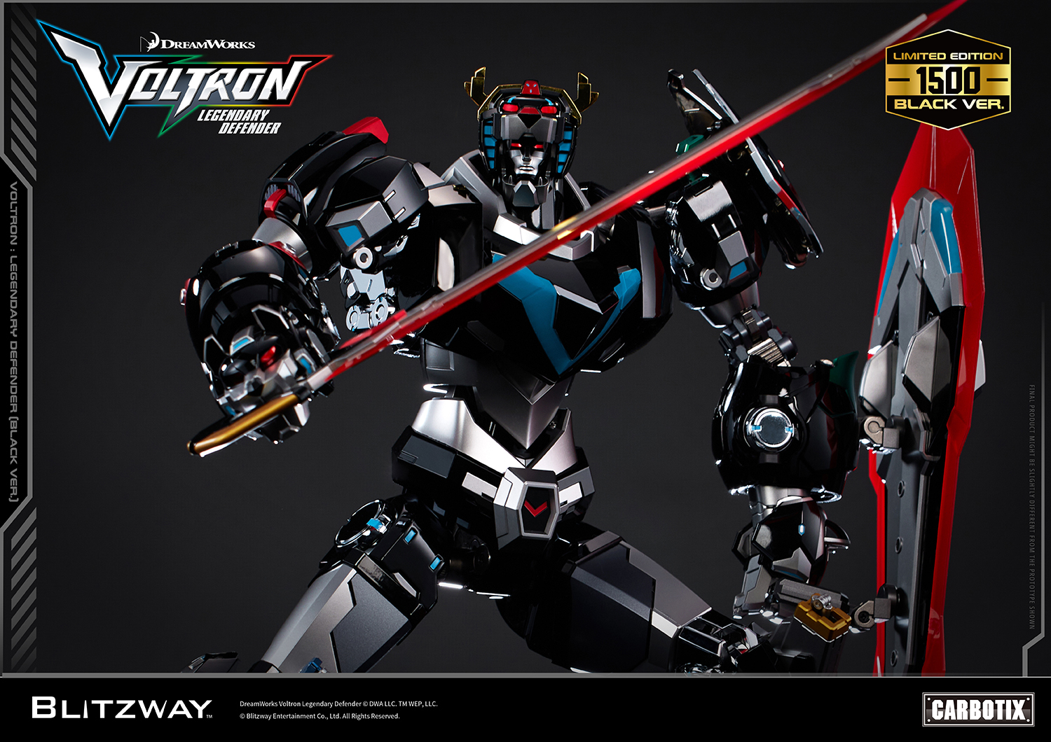 BLITZWAY Carbotix – Voltron: Legendary Defender (Black Ver.) Limited edition - Image 9