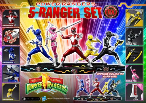 Premium Masterline Mighty Morphin Power Rangers Power Rangers 5 – Ranger set Deluxe Bonus Version - Prime1Studio - Image 18