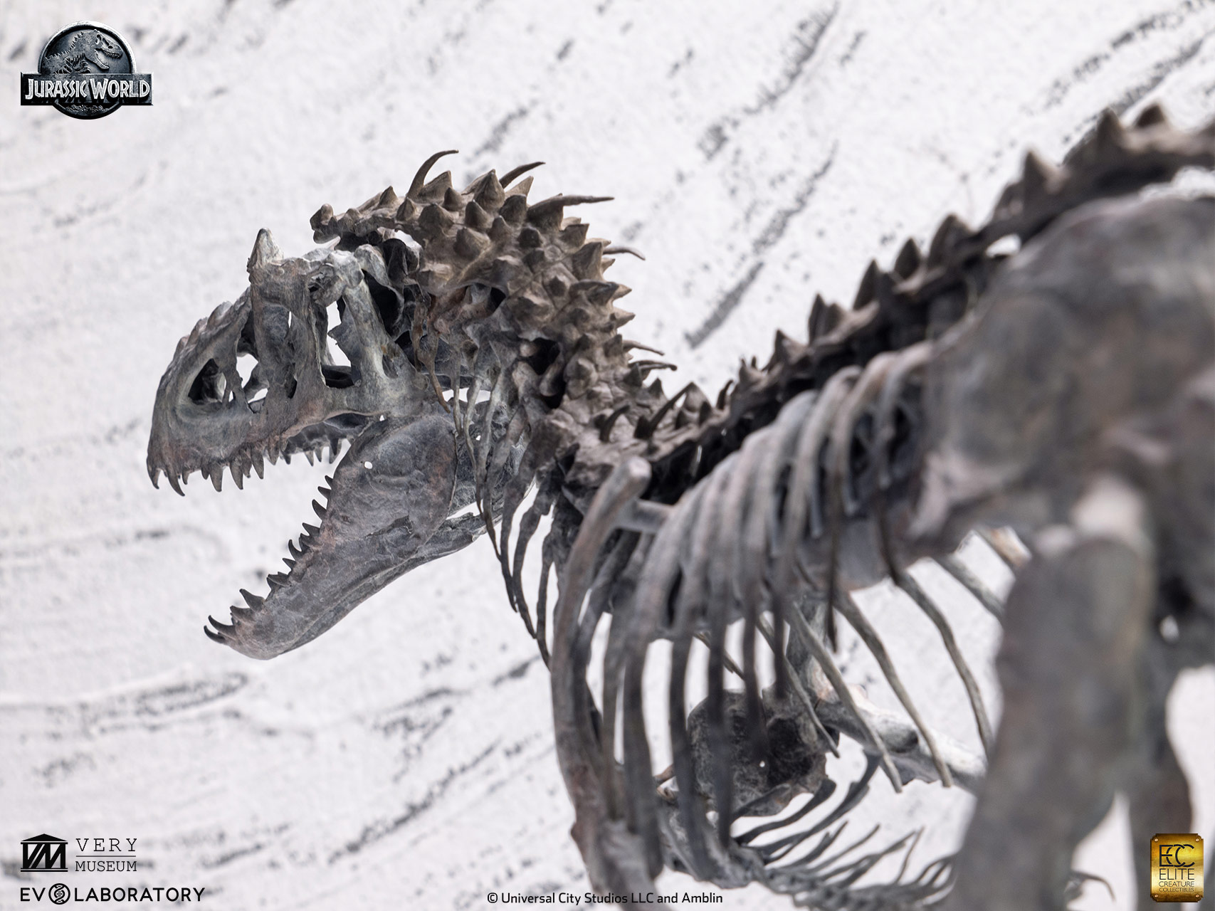 ELITE CREATURE COLLECTIBLES PRESENTS: Jurassic World – Indominus Rex Skeleton Bronze 1/24 Scale - Image 15