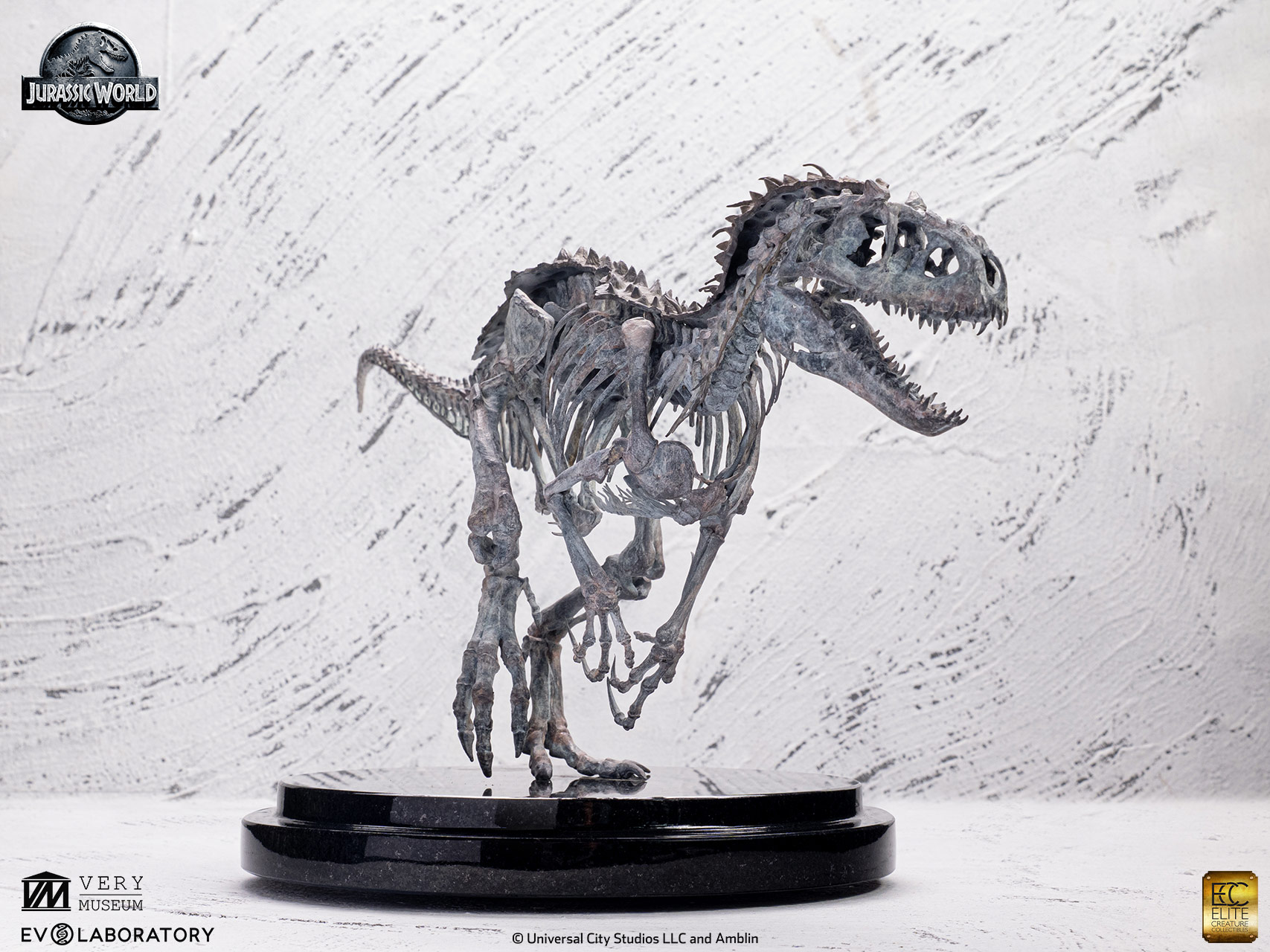 ELITE CREATURE COLLECTIBLES PRESENTS: Jurassic World – Indominus Rex Skeleton Bronze 1/24 Scale