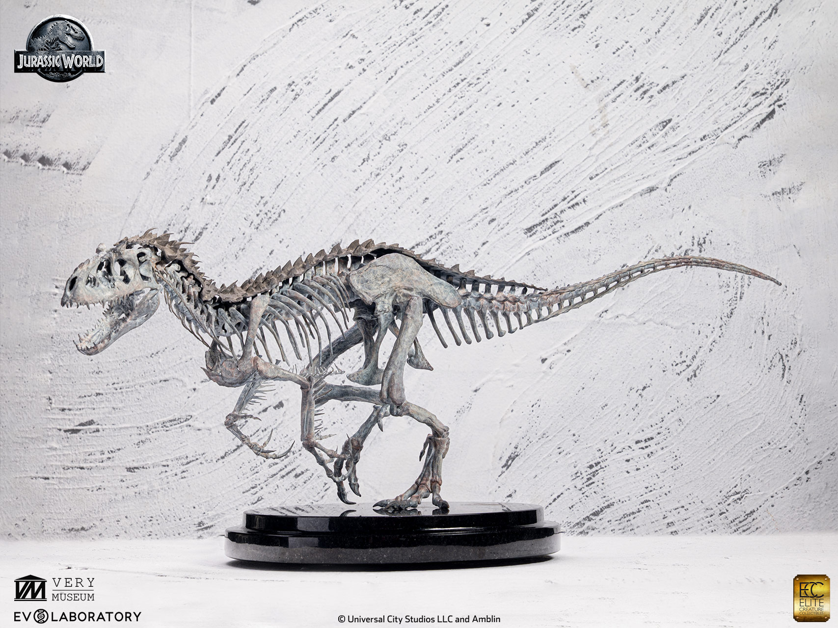 ELITE CREATURE COLLECTIBLES PRESENTS: Jurassic World – Indominus Rex Skeleton Bronze 1/24 Scale - Image 12