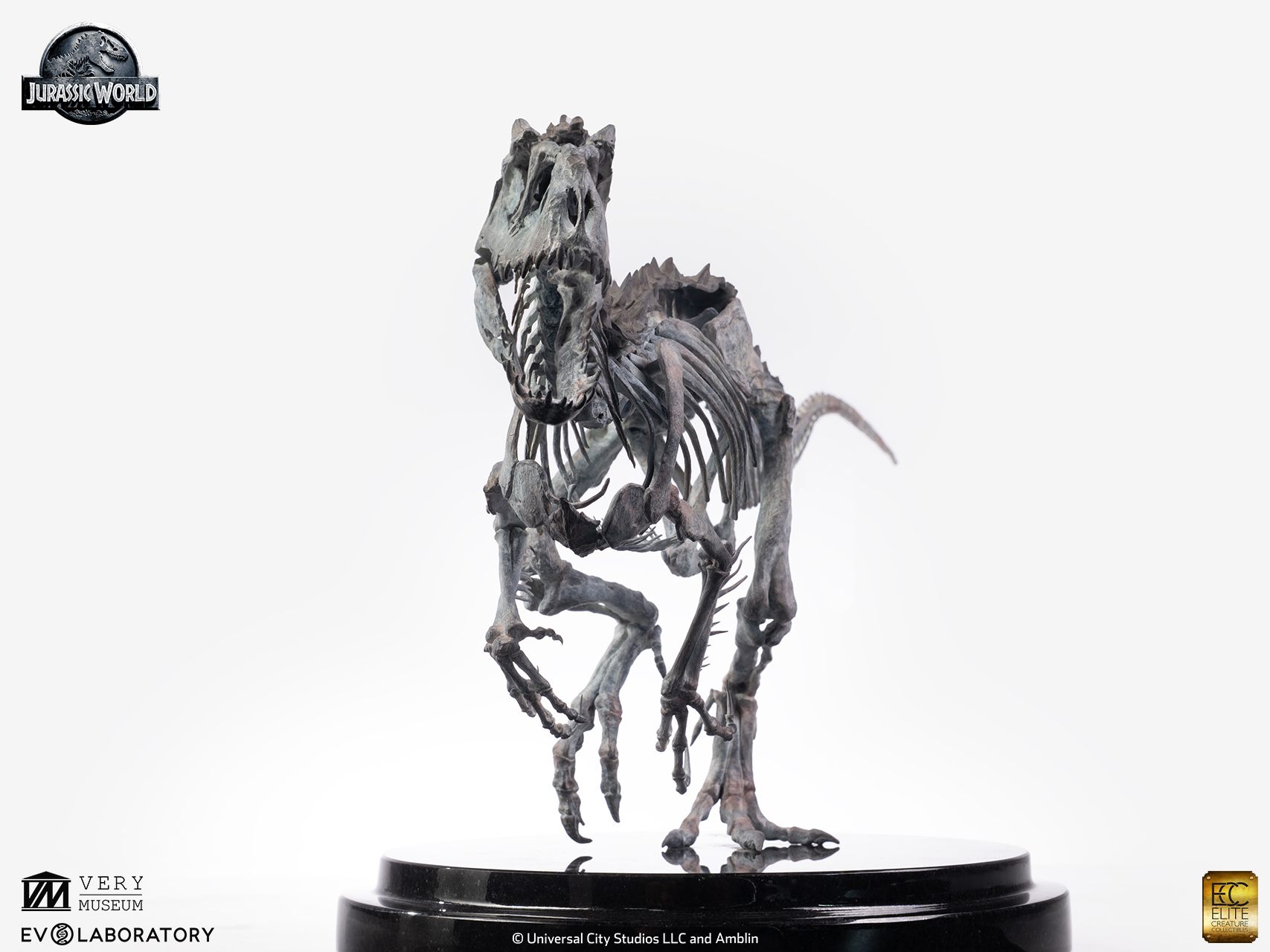 ELITE CREATURE COLLECTIBLES PRESENTS: Jurassic World – Indominus Rex Skeleton Bronze 1/24 Scale - Image 2