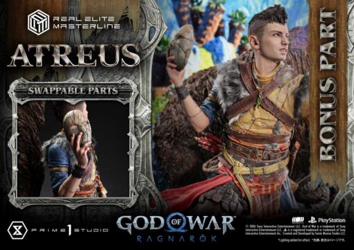 Real Elite Masterline God of War: Ragnarok Atreus Deluxe Bonus Version - Prime1Studio - Image 31