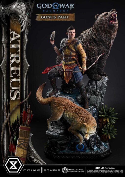Real Elite Masterline God of War: Ragnarok Atreus Deluxe Bonus Version - Prime1Studio - Image 29