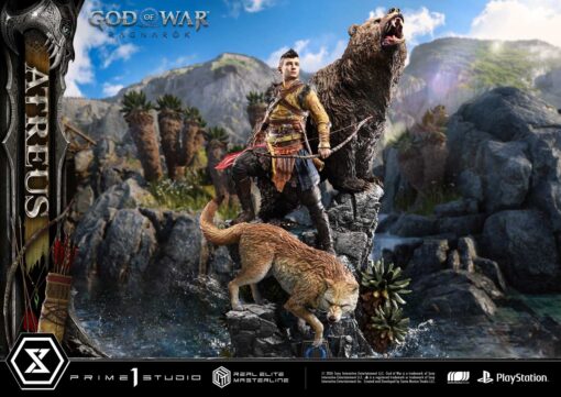 Real Elite Masterline God of War: Ragnarok Atreus Deluxe Bonus Version - Prime1Studio - Image 26