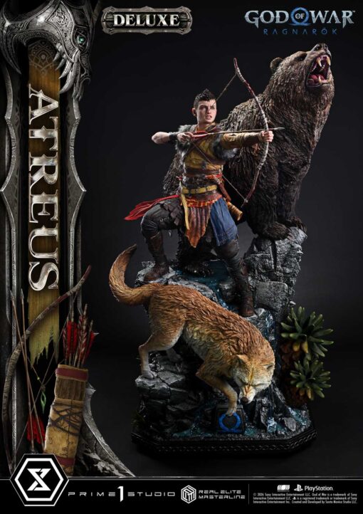 Real Elite Masterline God of War: Ragnarok Atreus Deluxe Bonus Version - Prime1Studio - Image 21