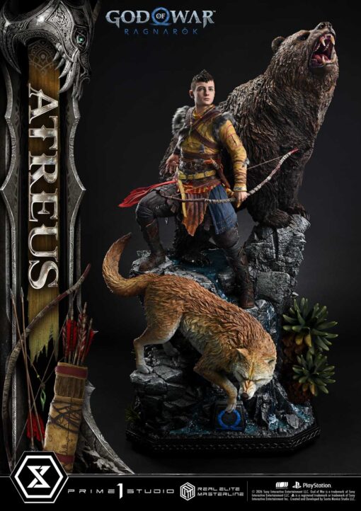 Real Elite Masterline God of War: Ragnarok Atreus Deluxe Bonus Version - Prime1Studio - Image 19