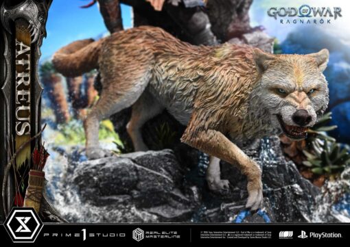 Real Elite Masterline God of War: Ragnarok Atreus Deluxe Bonus Version - Prime1Studio - Image 13