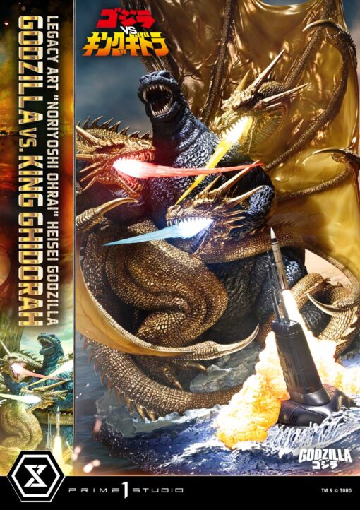 Legacy Art ‘’Noriyoshi Ohrai” Heisei Godzilla vs King Ghidorah Bonus Version - Prime1Studio - Image 10