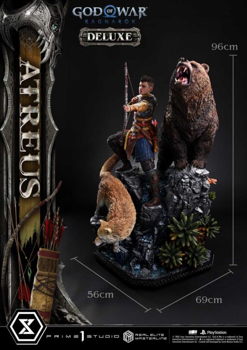 Real Elite Masterline God of War: Ragnarok Atreus Deluxe Bonus Version - Prime1Studio - Image 8