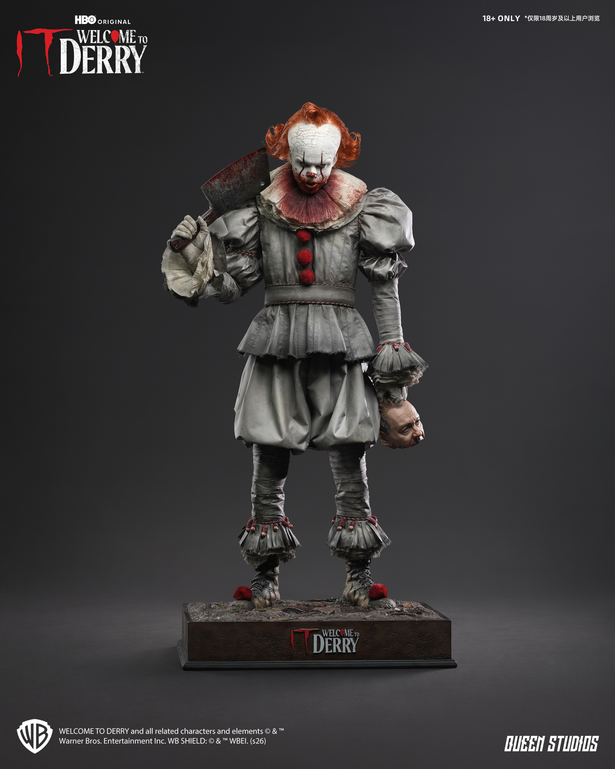 Queen Studios - IT: Welcome to Derry Season 1 - Pennywise 1/3 Scale Statue Premium Edition - Image 14