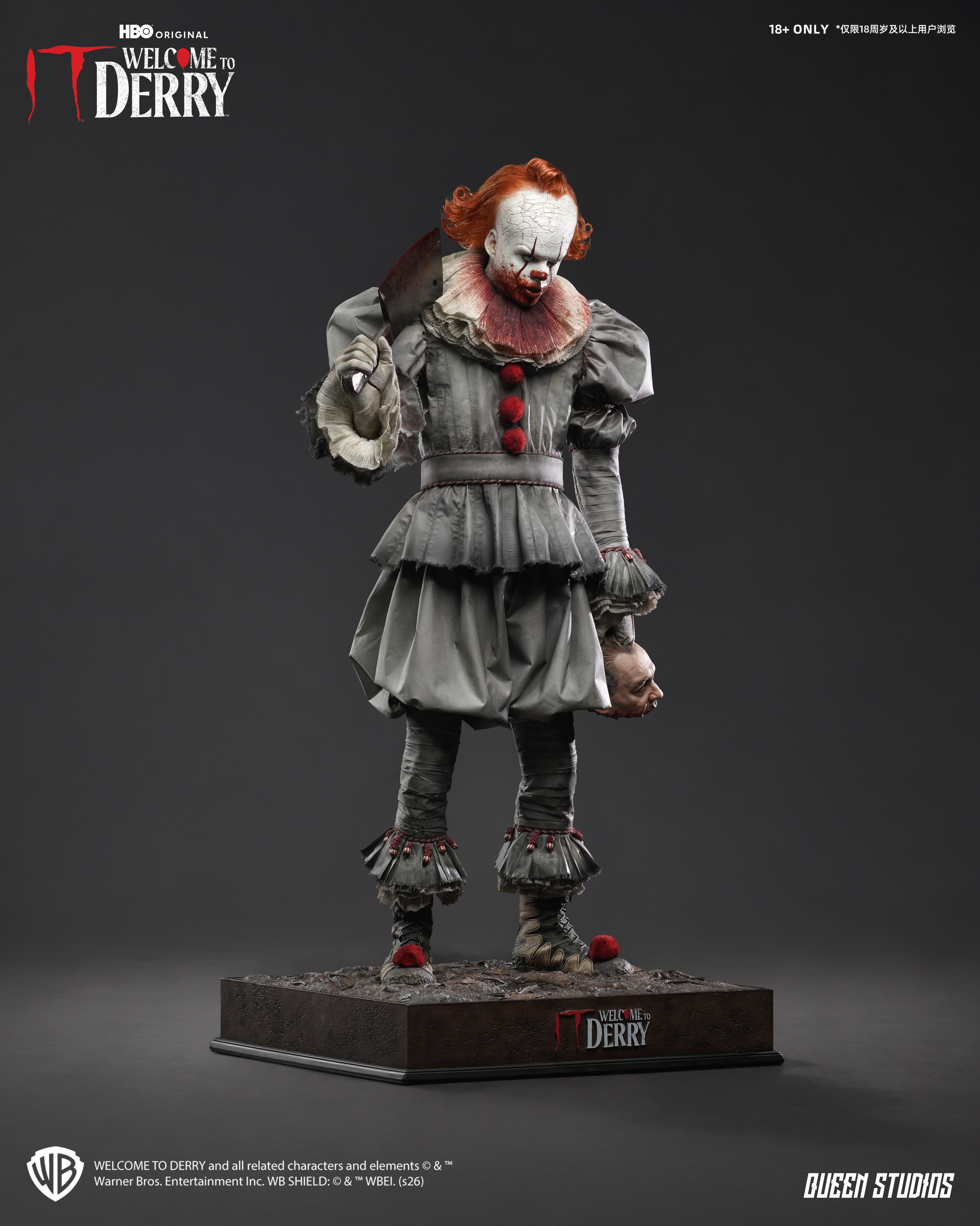 Queen Studios - IT: Welcome to Derry Season 1 - Pennywise 1/3 Scale Statue Premium Edition - Image 11