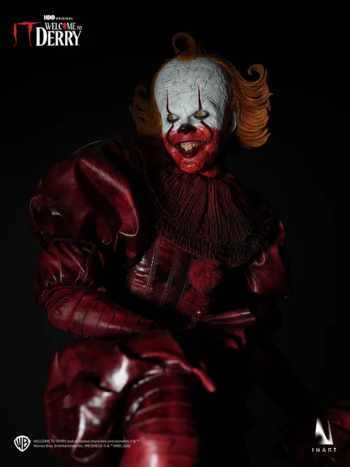 IT: Welcome to Derry Season 1 - Pennywise (Bloody Version) 1/6 Collectible Figure - Inart - Image 6