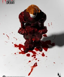 Alternative view of IT: Welcome to Derry Season 1 - Pennywise (Bloody Version) 1/6 Collectible Figure - Inart