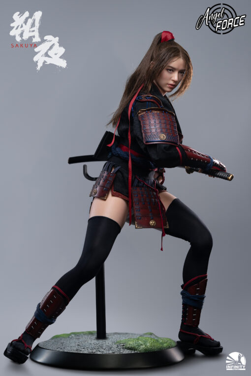 Angel Force 1/3 Scale Full Silicone Action Figure - Sakuya Black Version - Infinity Statue - Image 10