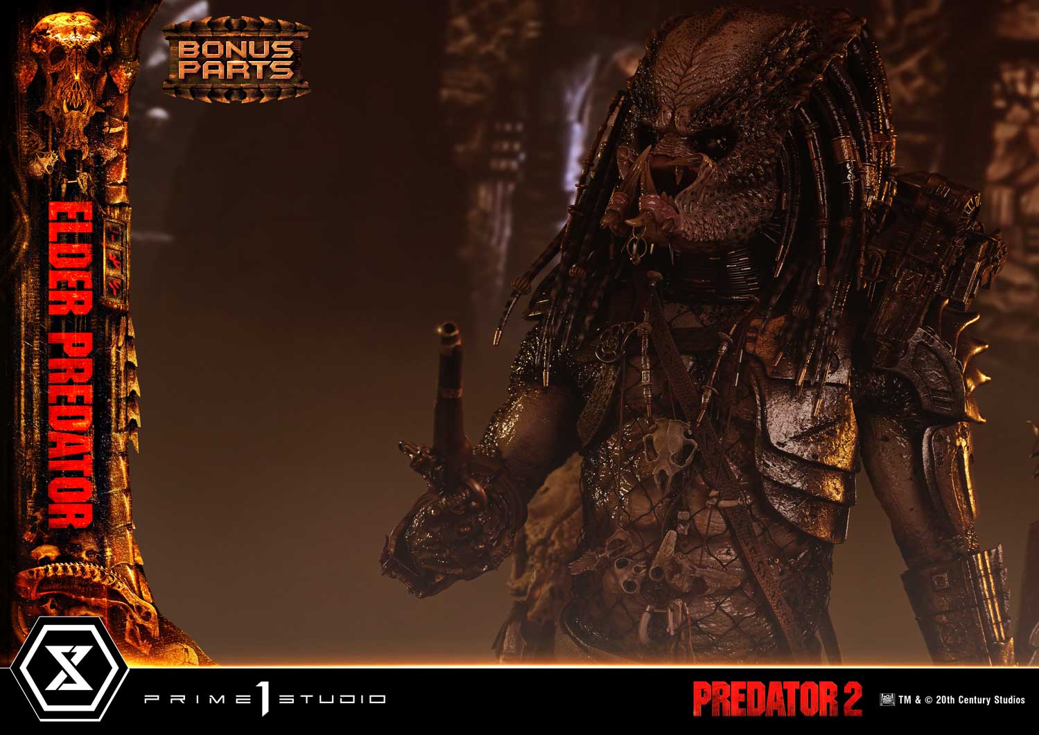Museum Masterline Predator 2 (Film) Elder Predator Deluxe Bonus Version - Prime1Studio - Image 23